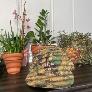 Camo LA Dodgers sized baseball cap